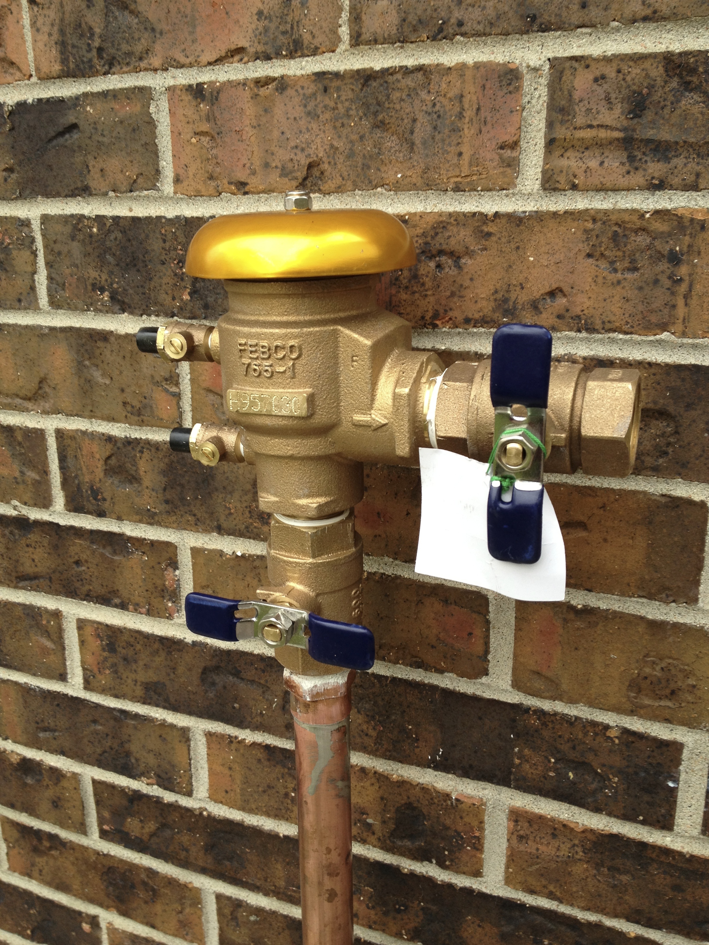 Pressure Vacuum Breaker McAdams Plumbing, Inc